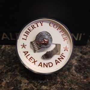 ALEX AND ANI Collectable Liberty Copper Ring